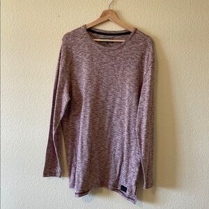 Young & Reckless Women's Purple Heathered Sweater
